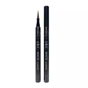 Подводка-фломастер для глаз коричневая Matte Liner LiLo 1г