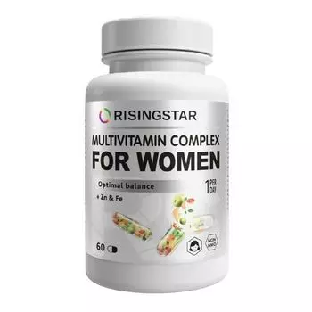 Поливитаминный минеральный комплекс для женщин Risingstar таблетки 1г 60шт
