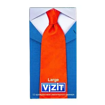 Презервативы большой размер Vizit/Визит 12шт