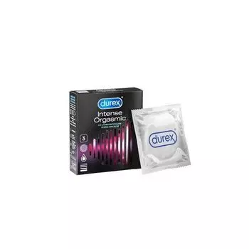 Презервативы рельефные Intense Orgasmic Durex/Дюрекс 3шт