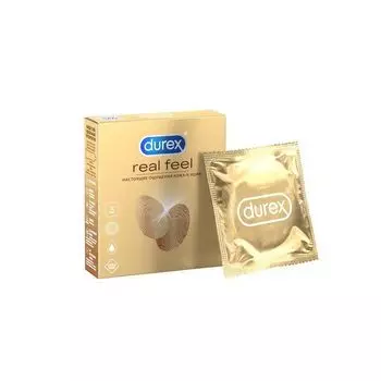 Презервативы Real Feel Durex/Дюрекс 3шт