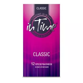 Презервативы ребристые Ribbed InTime/ИнТайм 12шт