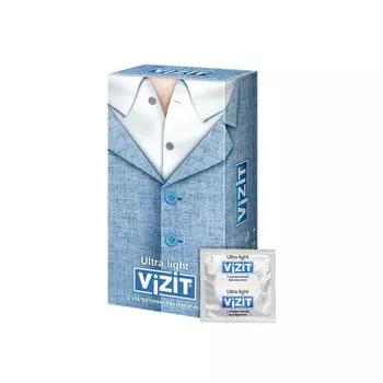 Презервативы ультратонкие Ultra light Vizit/Визит 12шт