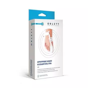 Приспособления ортопедические корригирующие пара F-00020-05 белый Dans Orlett/Орлетт р.M