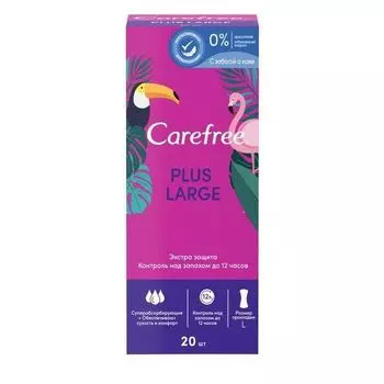 Прокладки Carefree (Кэфри) ежедневные Large Fresh 20 шт.