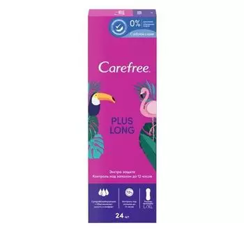 Прокладки Carefree (Кэфри) ежедневные Long Plus 24 шт.