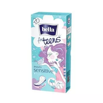 Прокладки ежедневные ультратонкие For Teens Sensitive Panty Bella/Белла 20шт