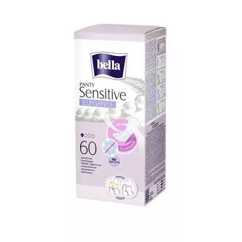 Прокладки ежедневные гигиенические ультратонкие Panty Sensitive Elegance Bella/Белла 60шт