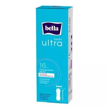 Прокладки ежедневные ультратонкие Extra long Panty Ultra Bella/Белла 16шт