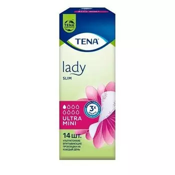 Прокладки урологические Ultra Mini Slim Lady Tena/Тена 14шт