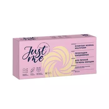 Прокладки женские гигиенические ежедневные Everyday Multiform Just me/Джаст ми 20шт