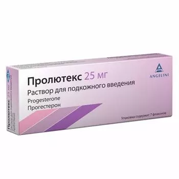 Пролютекс раствор для п/к введ. 25мг 1,112мл 7шт