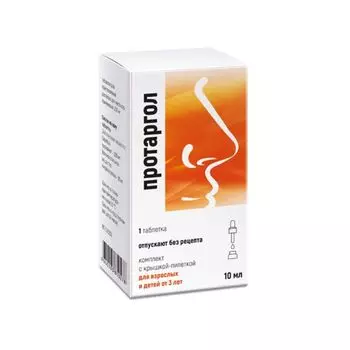 Протаргол таблетки для приг. раствора для местного применения 200мг