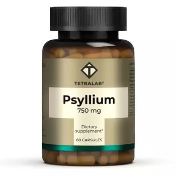 Псиллиум Tetralab/Тетралаб капсулы 750мг 60шт