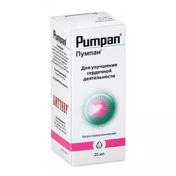 Пумпан капли гомеопатические 20мл