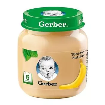 Пюре Банан Пюре Gerber 130г