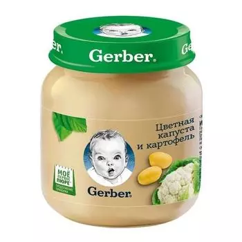 Пюре Цветная Капуста Картофель Gerber 130г