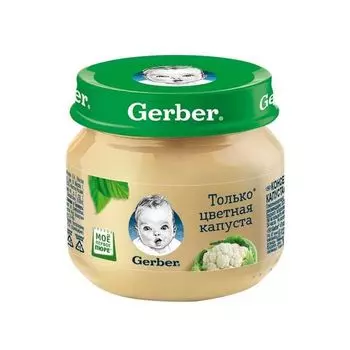 Пюре Цветная Капуста Моно Gerber 80г