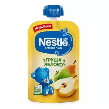 Пюре Груша Яблоко Nestle/Нестле 90г