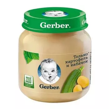 Пюре Картофель Кабачок Gerber 130г