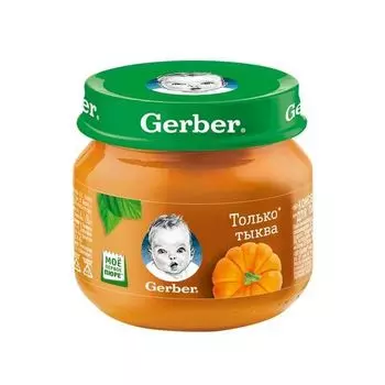 Пюре Тыква Моно Gerber 80г