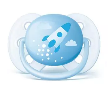 Пустышка силиконовая для мальчиков 0-6 мес. Ultrasoft Avent/Авент 2шт (SCF222/20)