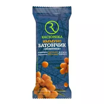 Рационика иммуно батончик глазированный со вкусом облепихи 30г