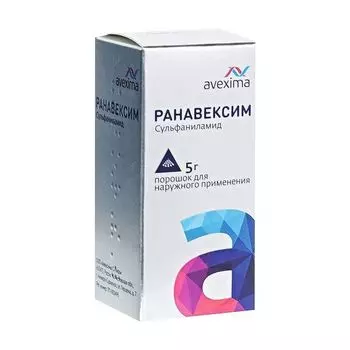 Ранавексим порошок для наруж. прим. 5г