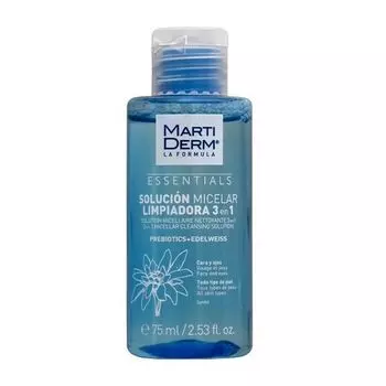 Раствор мицеллярный очищающий 3 в 1 Essentials Martiderm/Мартидерм фл. 75мл