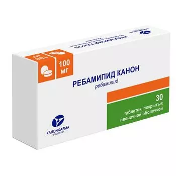 Ребамипид Канон таблетки п/о плен. 100мг 30шт