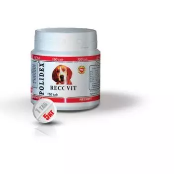 Рековит Polidex таблетки для собак 150шт