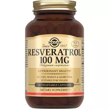 Ресвератрол Solgar/Солгар капсулы 100мг 60шт