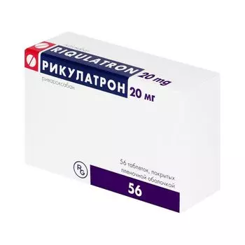 Рикулатрон таблетки п/о плен. 20мг 56шт