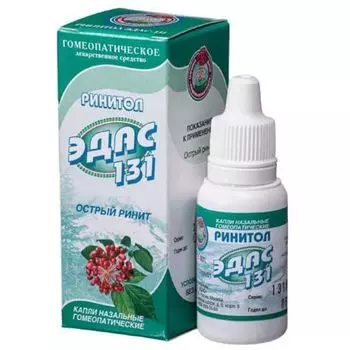 Эдас-131 Ринитол капли назальные 15мл