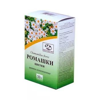 Ромашки цветки измельчённые пакет 50г