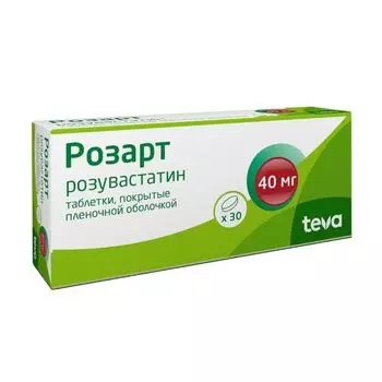 Розарт таблетки п/о плен. 40мг 30шт