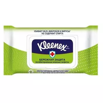 Салфетки влажные антибактериальные Kleenex/Клинекс 40 шт.