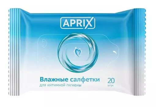 Салфетки влажные для интимной гигиены Aprix/Априкс 20 шт.