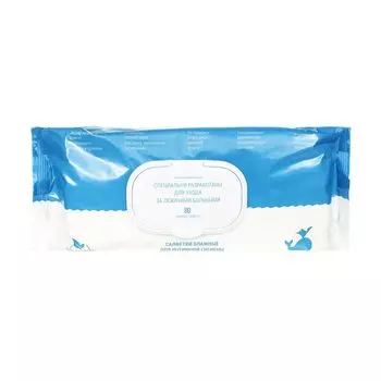 Салфетки влажные для интимной гигиены с экстрактом каланхоэ White Whale 80шт