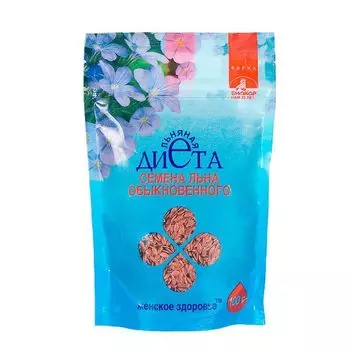 Семена льна обыкновенного женское здоровье Биокор 100г