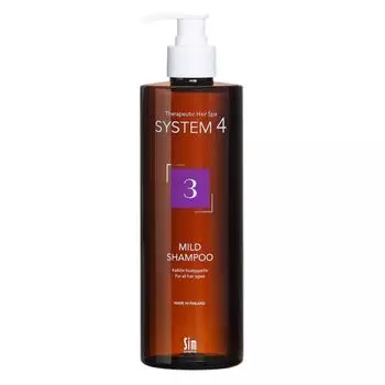 Шампунь терапевтический №3 для всех типов волос, для ежедневного применения System 4/Система 4 фл. 500мл
