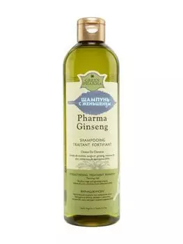 Шампунь GREEN PHARMA (Грин фарма) укрепляющий против выпадения волос Pharma Ginseng 500 мл