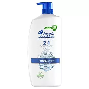 Шампунь и бальзам-ополаскиватель против перхоти основной уход 2 в 1 Head&Shoulders/Хэд энд шолдерс фл. 800мл