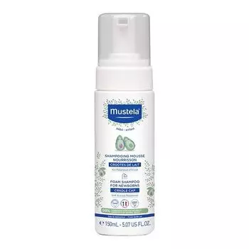 Шампунь-пенка от молочных корочек для новорождённых Мустела (Mustela) 150 мл
