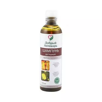 Шампунь против перхоти дегтярный Добрый Аптекарь 250мл