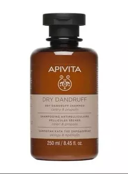 Шампунь против перхоти для сухих волос с сельдереем и прополисом Apivita/Апивита фл. 250мл