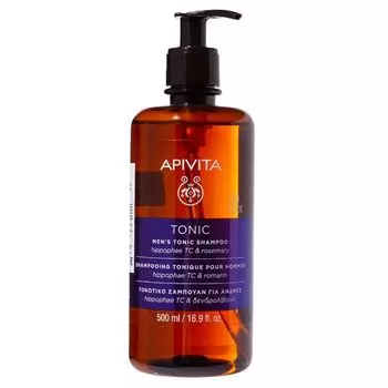 Шампунь против выпадения волос тонизирующий для мужчин Apivita/Апивита фл. 500мл