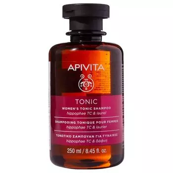 Шампунь против выпадения волос тонизирующий для женщин Apivita/Апивита фл. 250мл