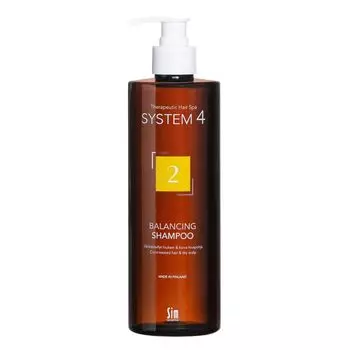 Шампунь терапевтический №2 для сухой кожи головы сухих и окрашенных волос System 4/Система 4 фл. 500мл