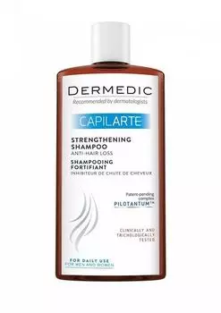 Шампунь укрепляющий, против выпадения волос dermedic capilarte 300 мл